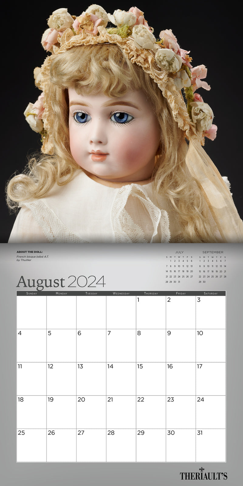 2024 Calendar of Dolls