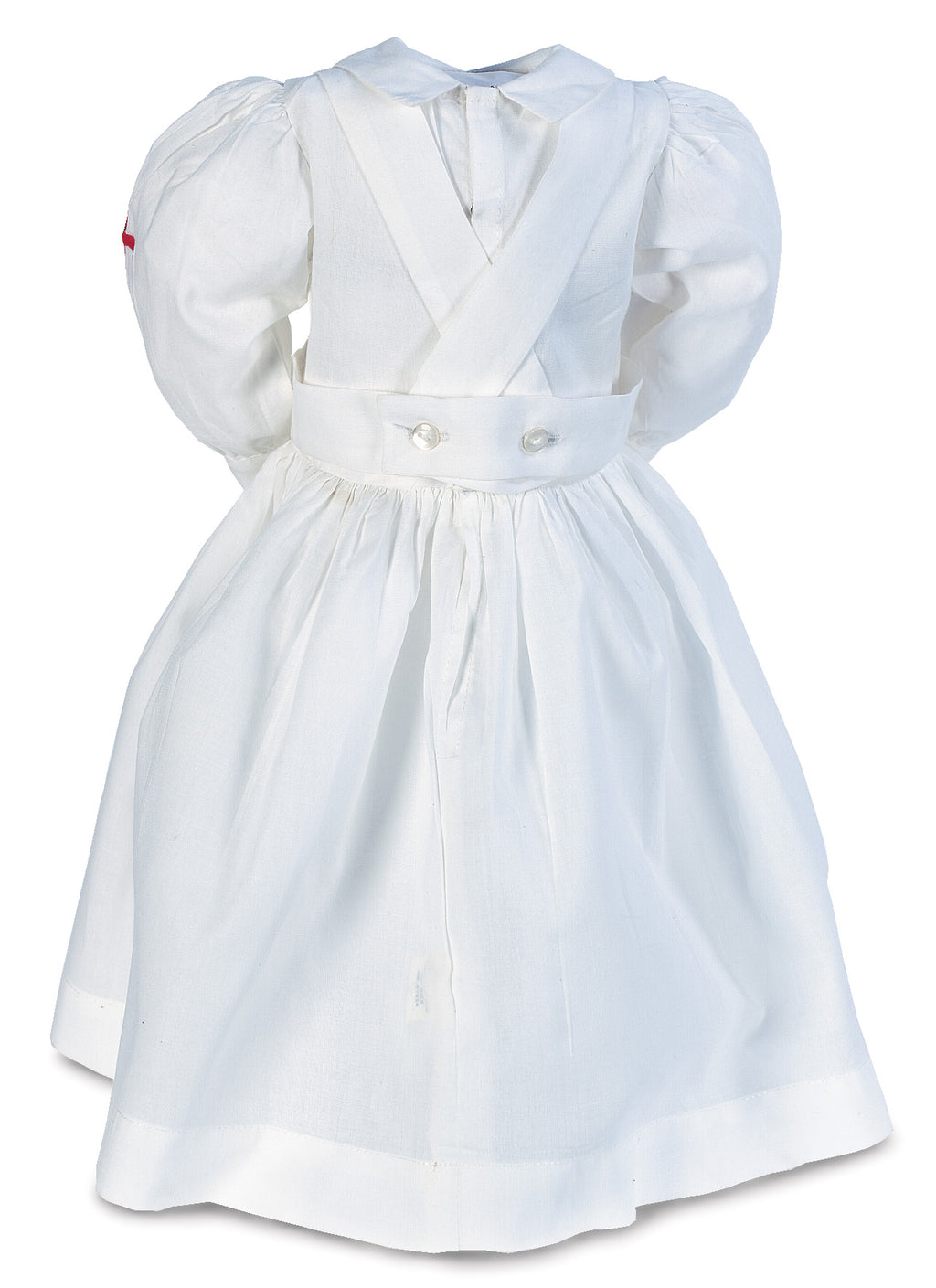Classic White Nurse Uniform, Apron & Cap Classic White Nurse Uniform, Apron & Cap