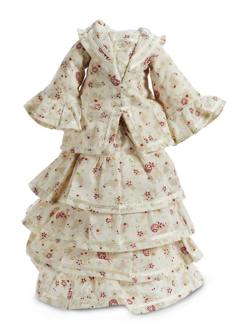 Dainty Cotton Day Dress for Petite Lady Doll