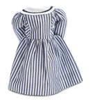 Blue & White Cotton-Striped Sailor Dress