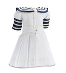 White Pique Sailor Dress