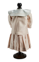 Roseate Beige & Blue Tussah Silk Sailor Suit