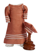 Persimmon Silk Mariner Dress and Cap