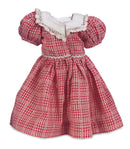 Red & White Checkered  Cotton Dress