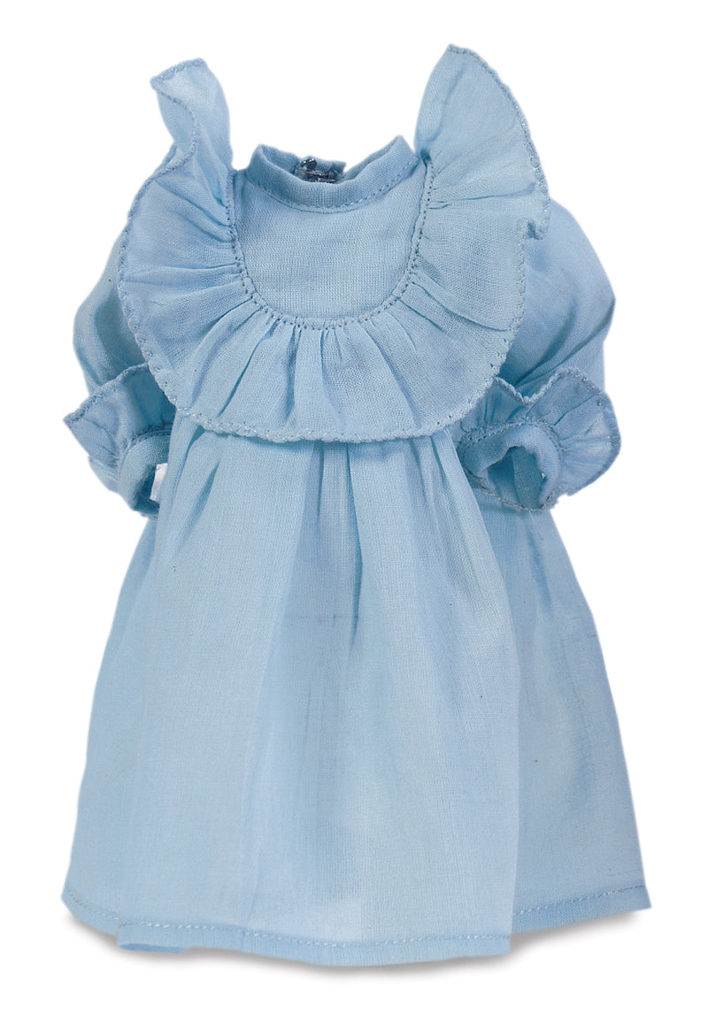 Blue Cotton Voile School Dress