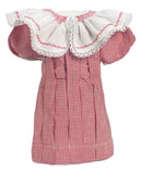 Red & White Checkered Cotton Dress