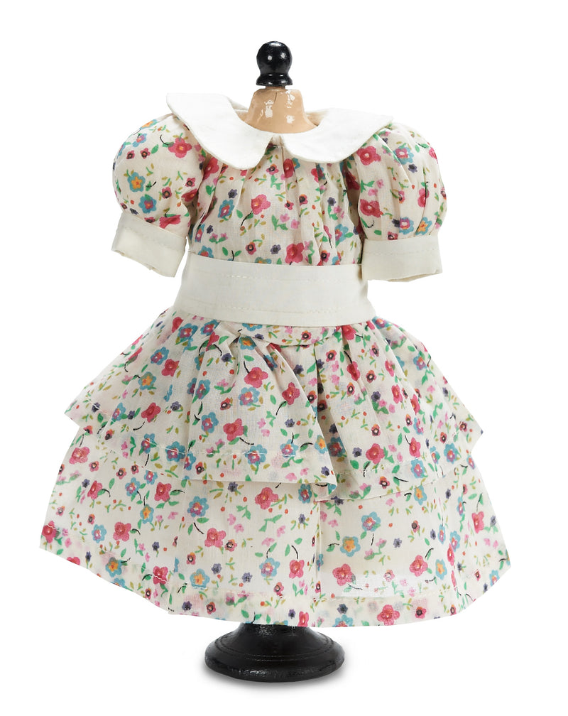 Floral Print Cotton Dress with Undergarments