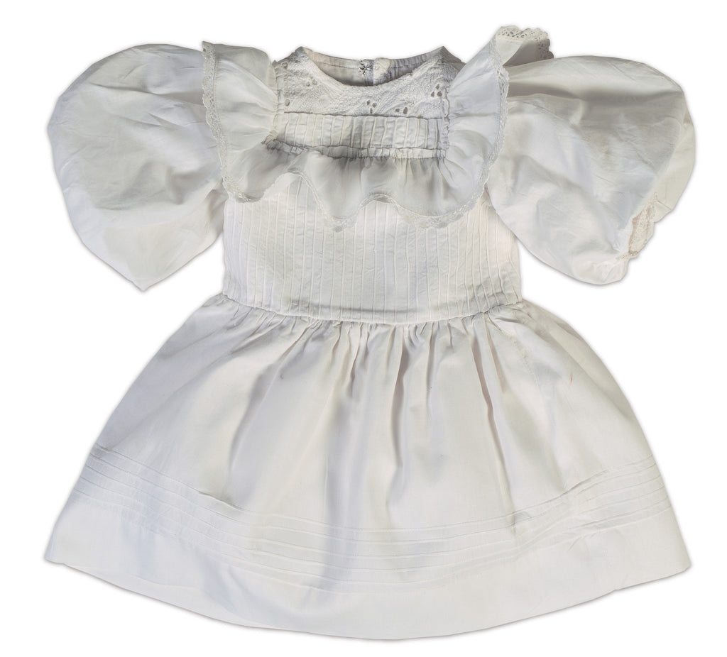 White Cotton Puff Sleeve Dress White Cotton Puff Sleeve Dress