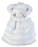 White Cotton Dress With Juliette Sleeves