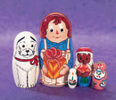 Raggedy Ann & Andy Birthday Nesting Dolls