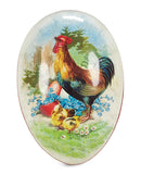 Rooster Paper Mache Egg Container