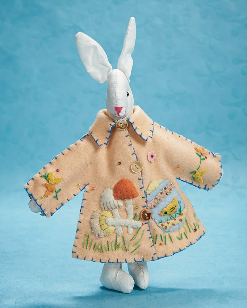 Bunny in Creamsicle Coat