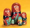 Sleeping Beauty Wooden Nesting Doll