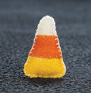 Candy Corn Felt Halloween Ornament