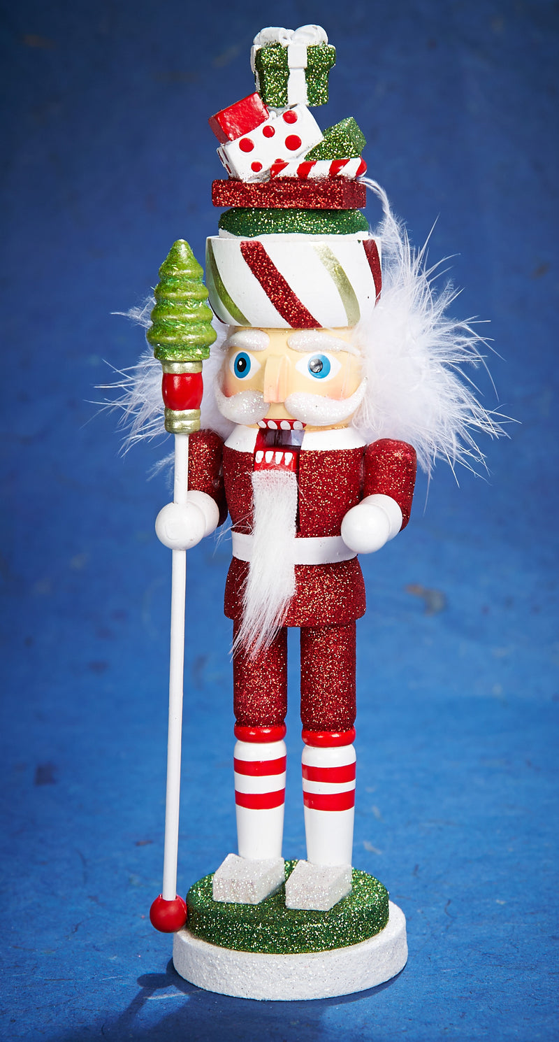 Santa with Tree Nutcracker