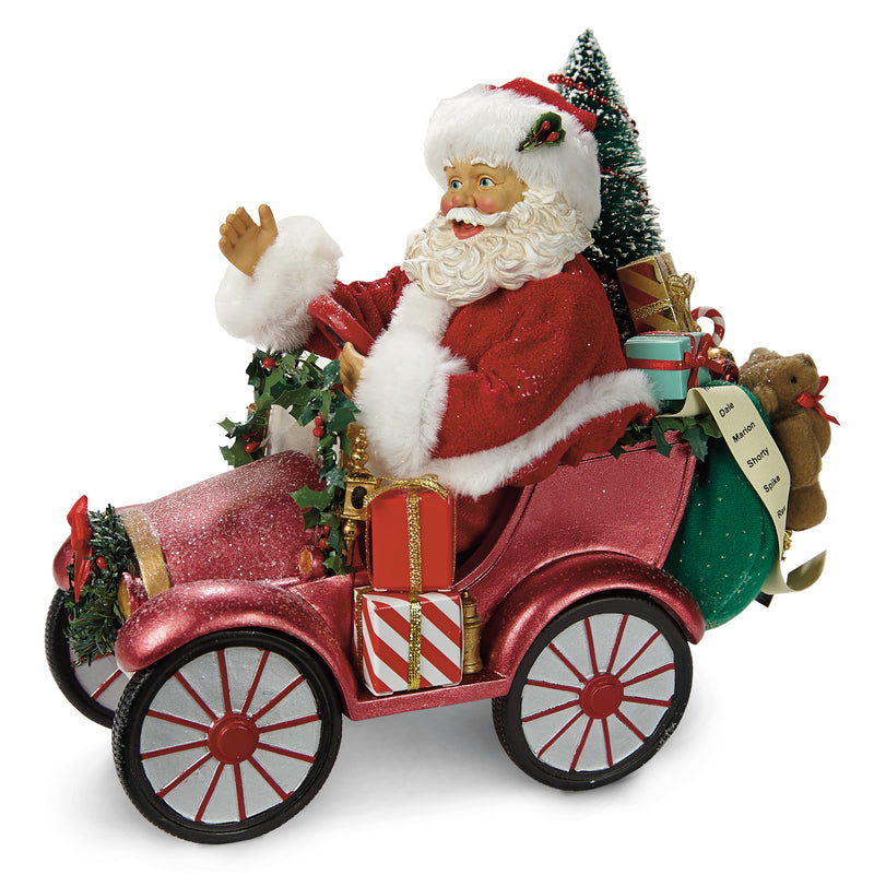 Santa Claus Is Driving To Town Music Box