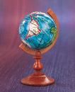 German Mini World Globe