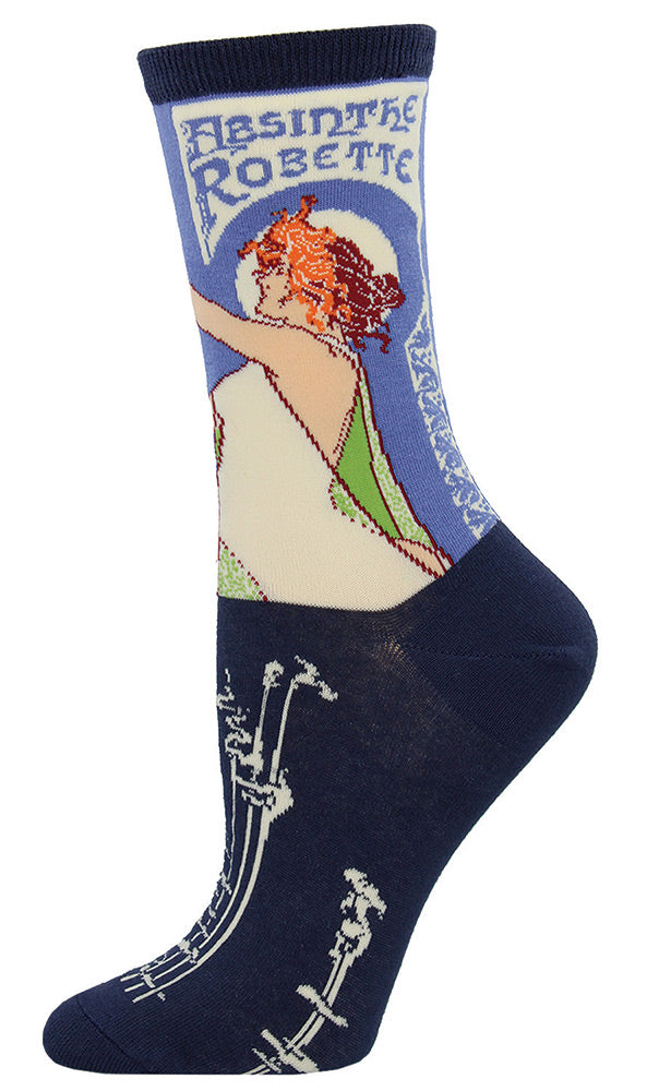 Art Nouveau Women's Cotton Socks