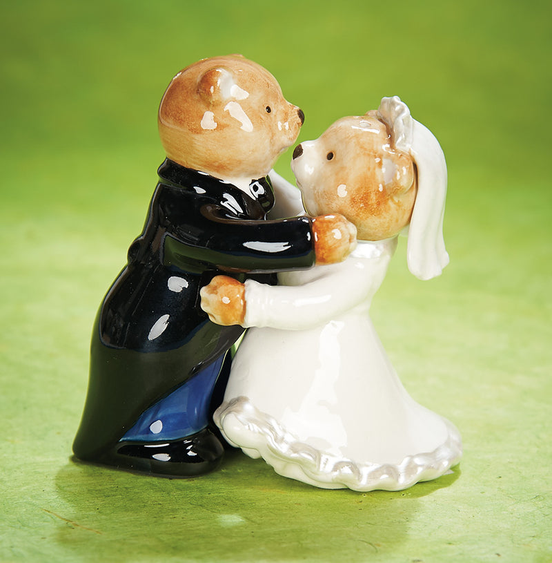 The Wedding Waltz Bears, a Salt and Pepper Shaker Set