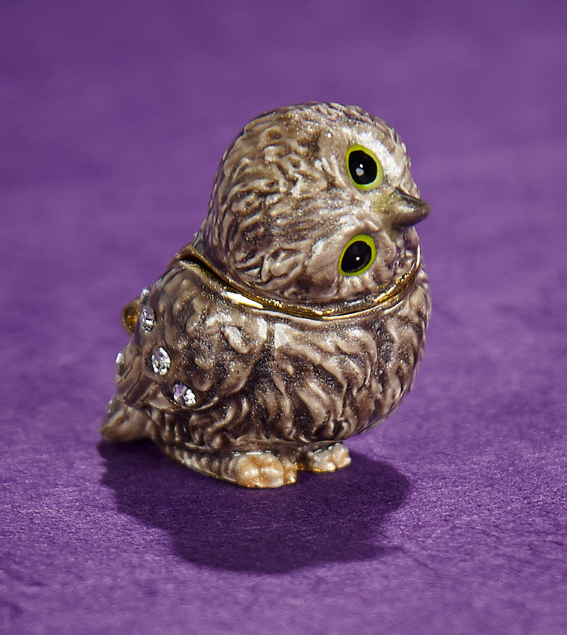 Baby Owl Trinket Box