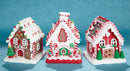 Lighted Gingerbread House Village
