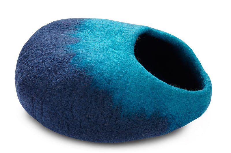 Blue Ombre Karma Cat Bed