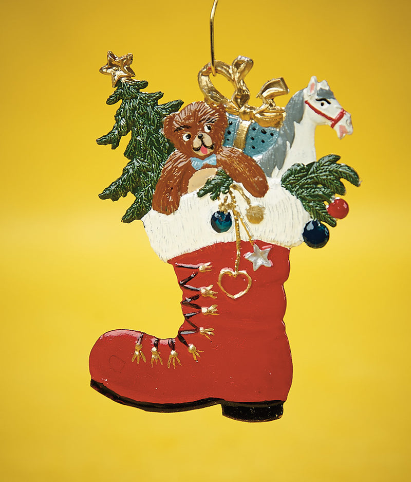 Santa's Boot of Toys Ornament