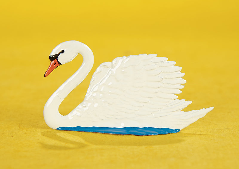 White Swan Bavarian Pewter Art