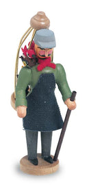 German Carved "Wooden Bird Merchant"