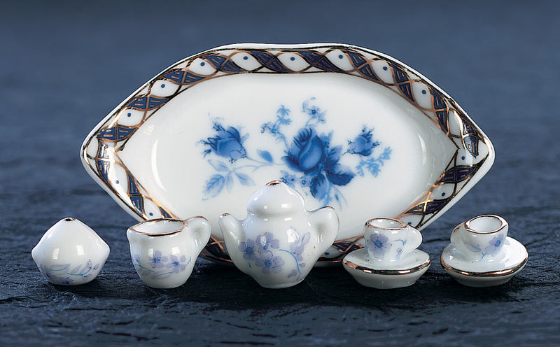 Tiniest Blue Flower Mini Porcelain Tea