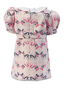 Pink Dancing Dachshund With Bonnet