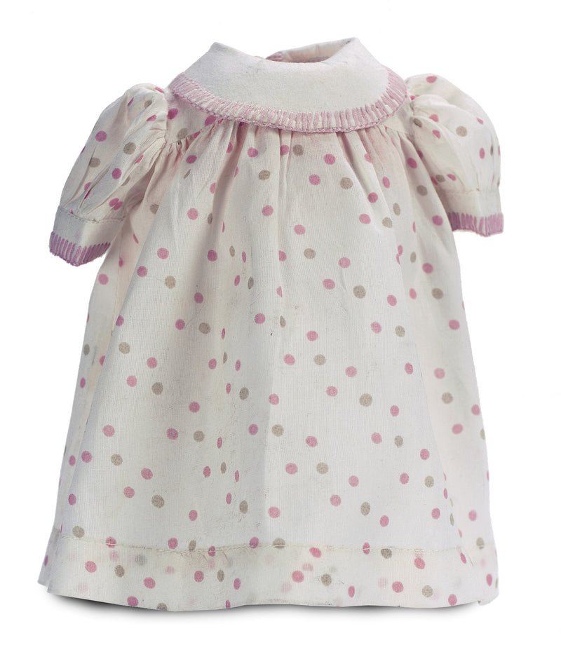 Polka Dot Cotton Dress With Bloomers