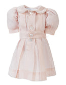 Pink With Diamond Pattern Dress