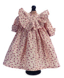 Pink Daisy Dress With Bertha Collar