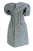 Sage Green Dress With Double Collar