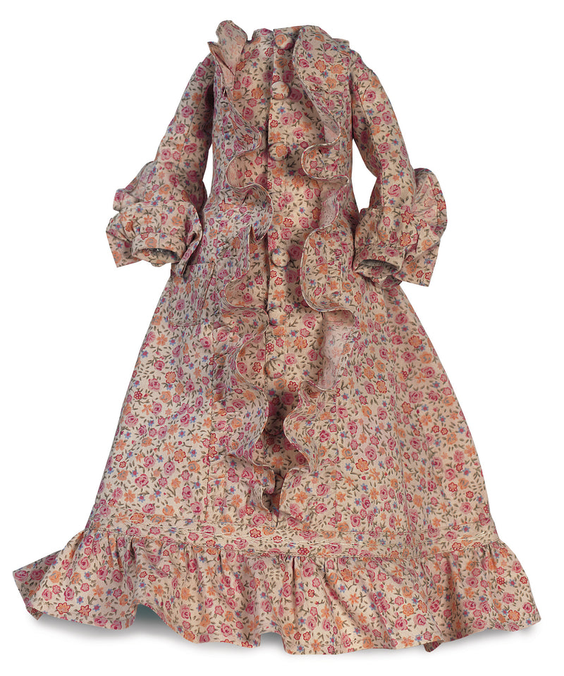 Floral Cotton Day Dress for Lady Doll