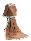 Bronze Silk 2 Piece Fashion Ensemble for Petite Lady Doll