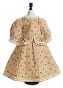 Cotton Petal Print Two Piece Gown