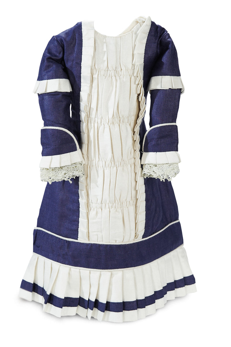French-Style Silk Lady Doll Dress