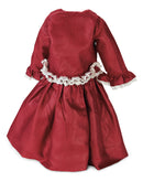 Silk Red Two Piece Fashion Gown