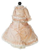 Peach Tussah Silk Ensemble for Lady Doll