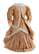 Sandstone Brown Silk Lady's Ensemble