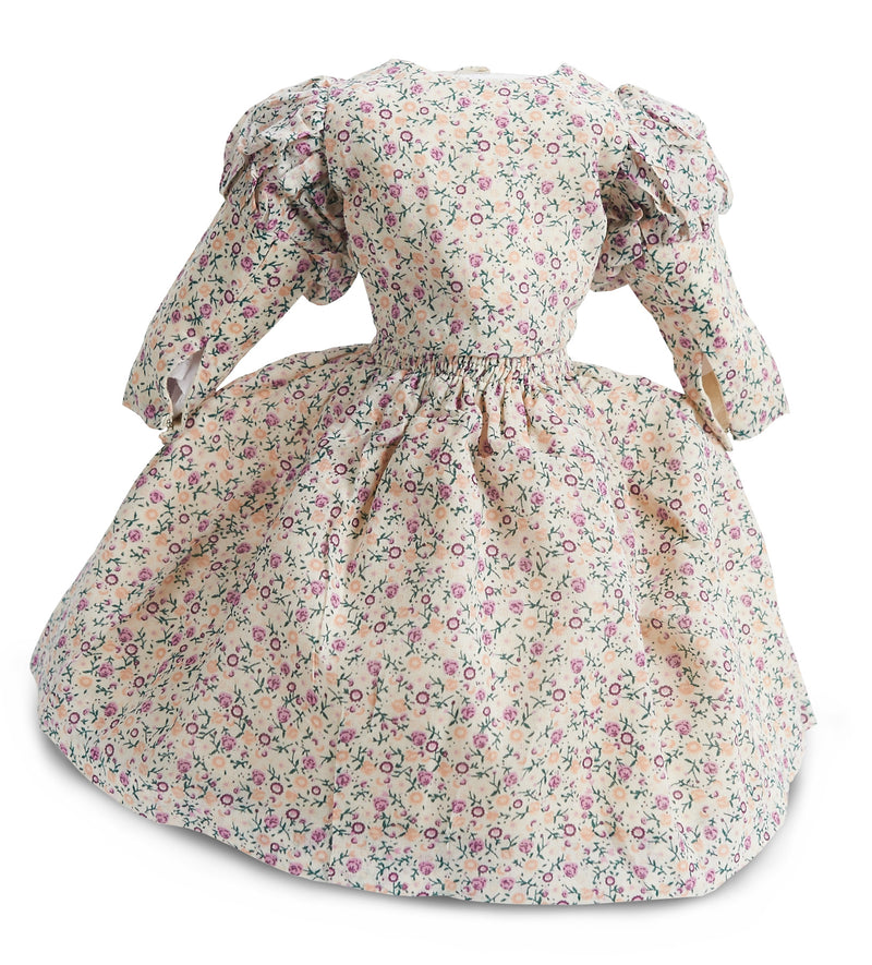 Dainty Floral Print Lady Doll Gown