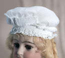 White Charlotte Cap