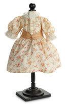 Peach And Pink Jumeau Cotton Dress