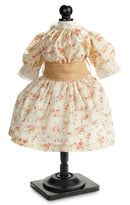 Peach And Pink Jumeau Cotton Dress