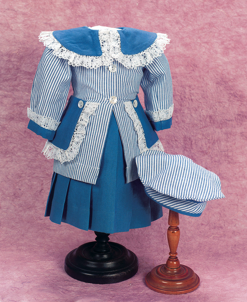 Blue & White Striped Sailor Ensemble Blue & White Striped Sailor Ensemble