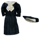 Navy Striped Silk Mariner Costume