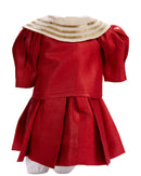 Red Silk Mariner Dress