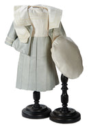 Teal And Cream Two Piece Mariner Dress With Cap